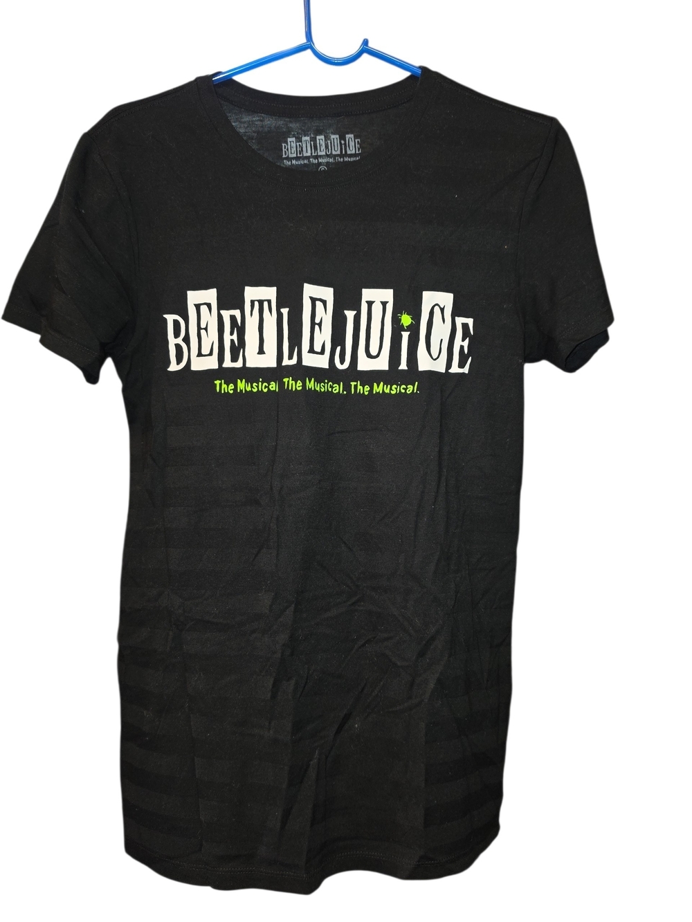 Beetlejuice Black Graphic T‑Shirt - Men. Sz S